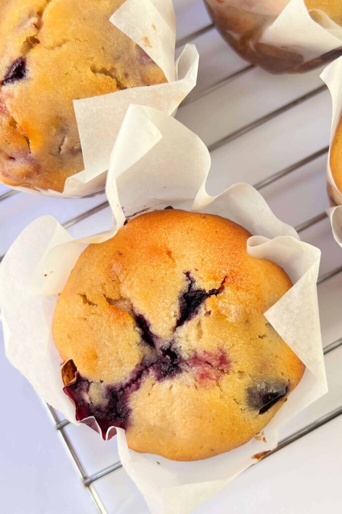 Cómo hacer Muffins de frutos rojos