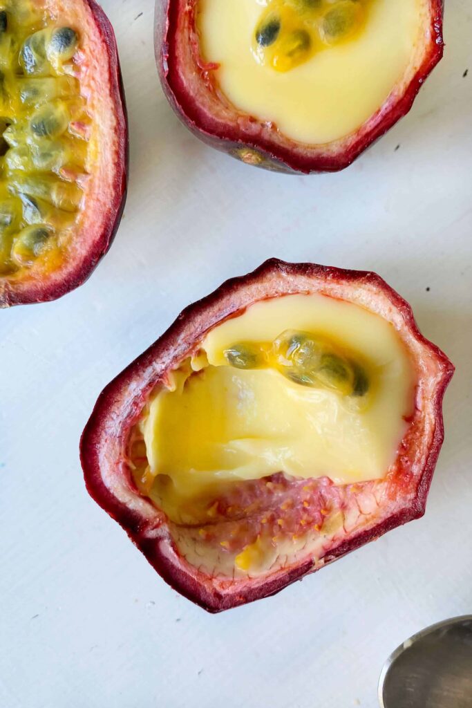 The best Passion fruit posset