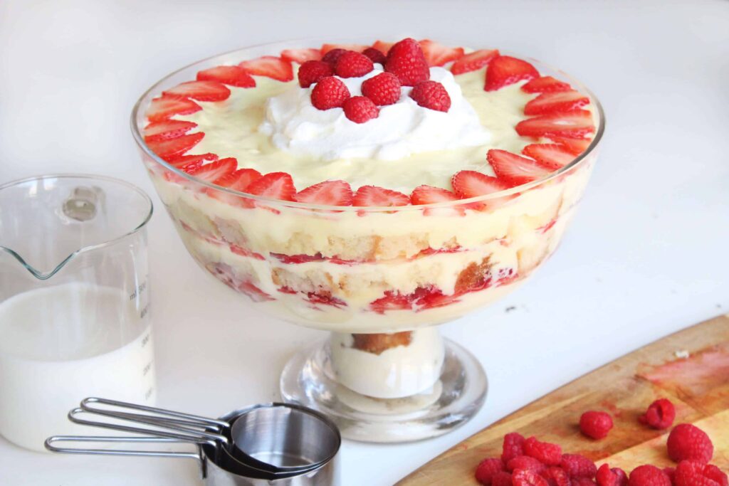The best Strawberry trifle