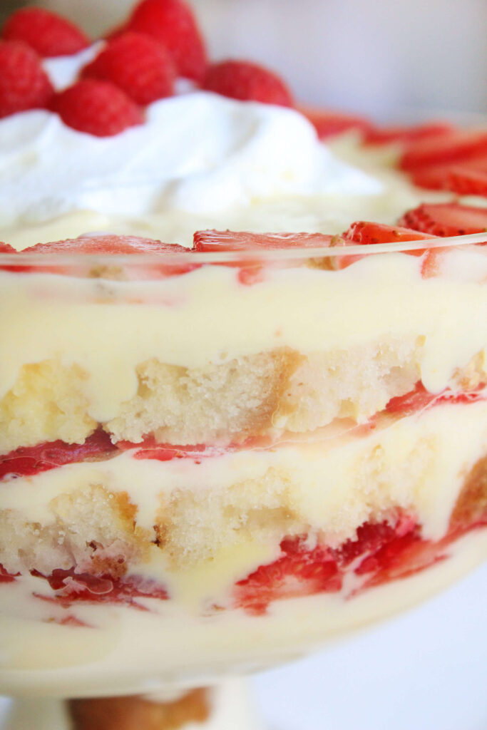 Receta de Trifle de fresa