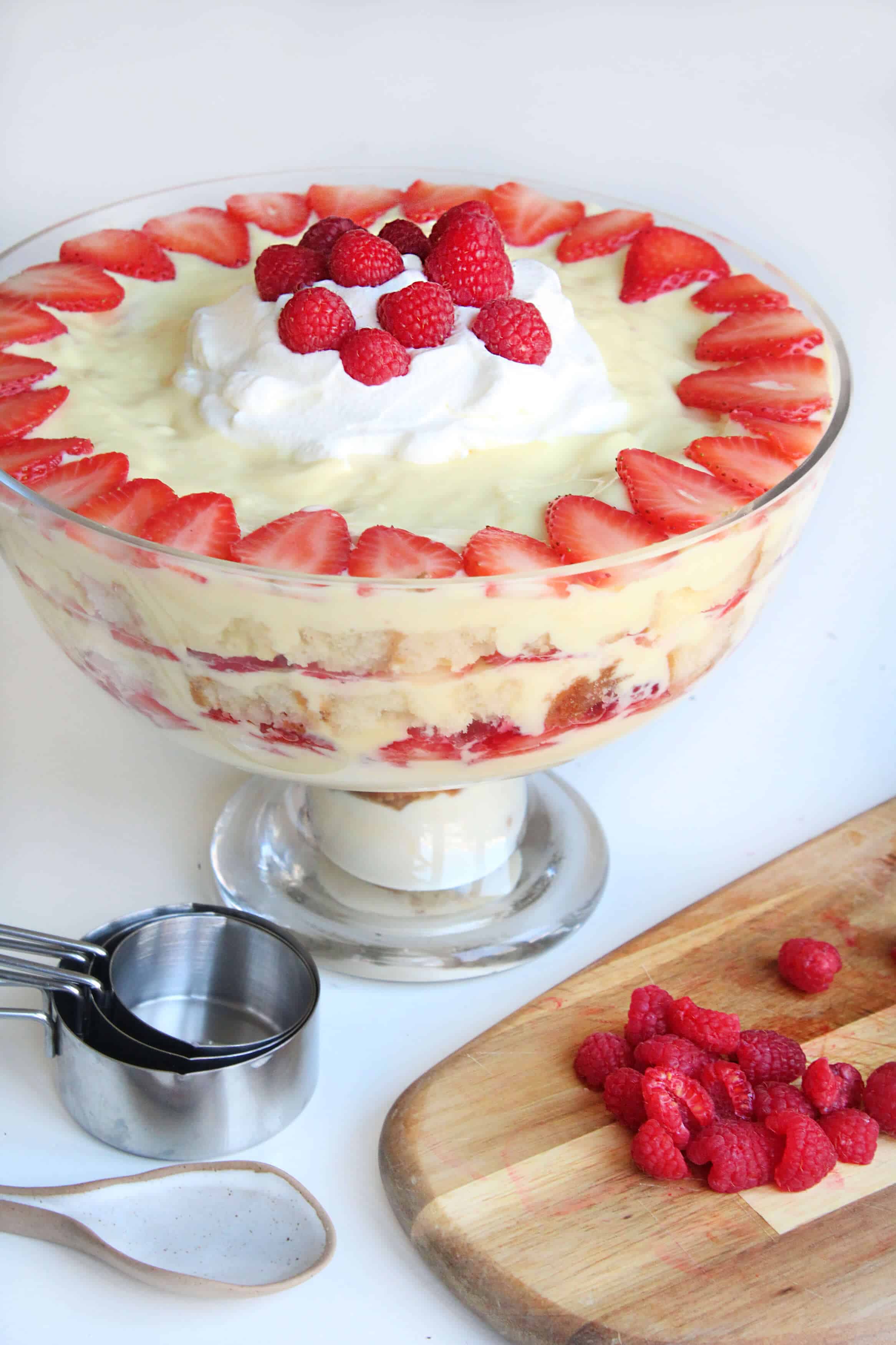 Trifle de fresa