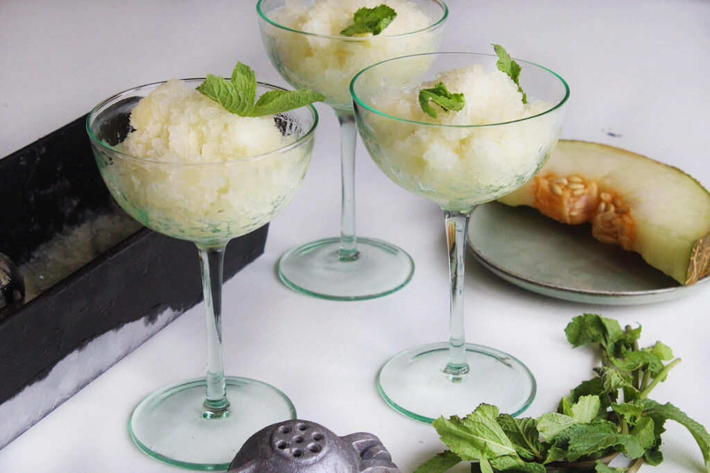 Melon sorbet recipe
