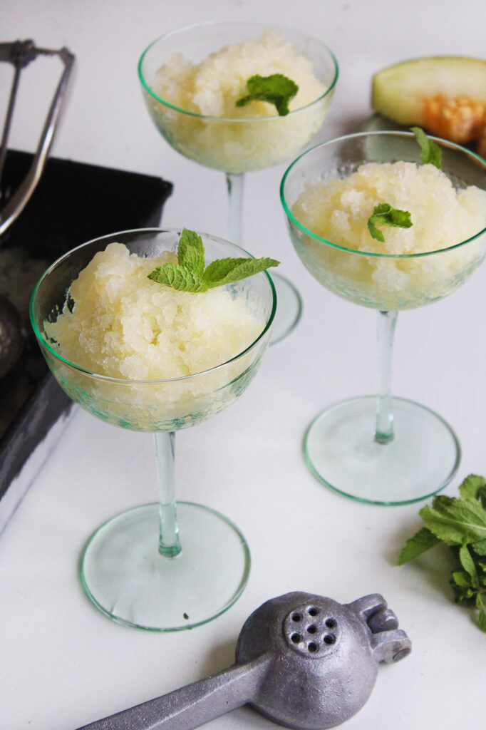 Cómo hacer Granita de melón