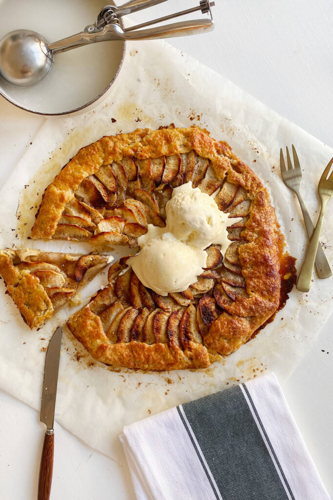 Cómo hacer una Galette de manzana