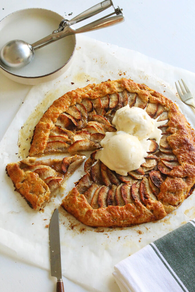 Galette de manzana