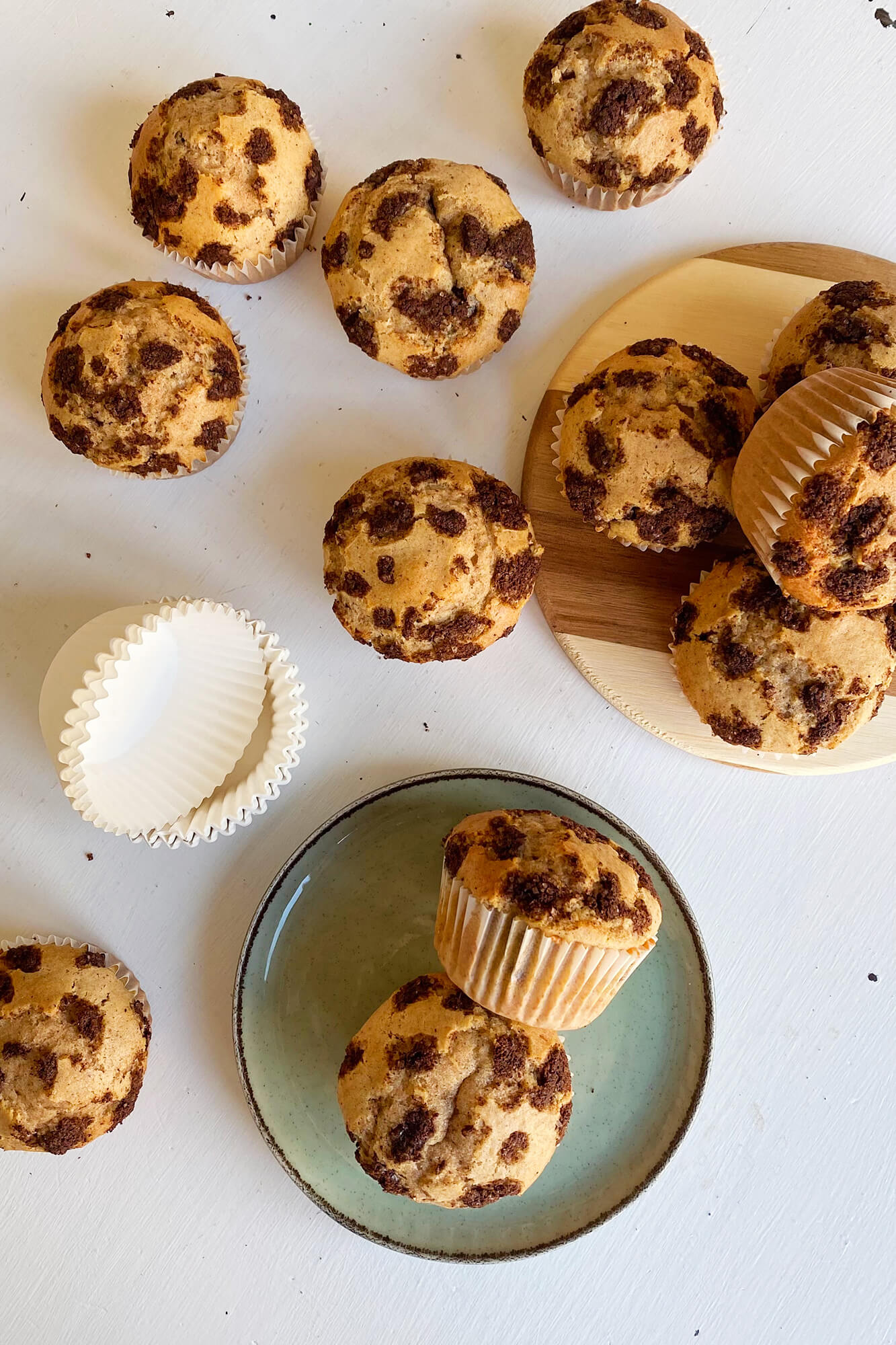 Muffins de buttermilk y canela