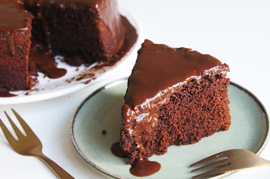 Pastel de chocolate y aceite de oliva