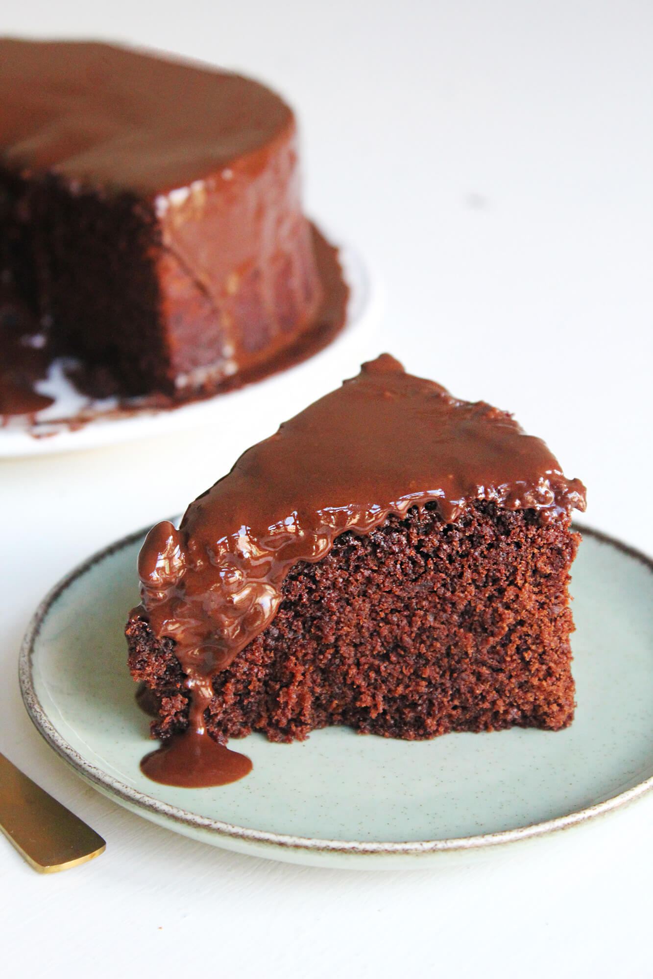 Pastel de chocolate y aceite de oliva