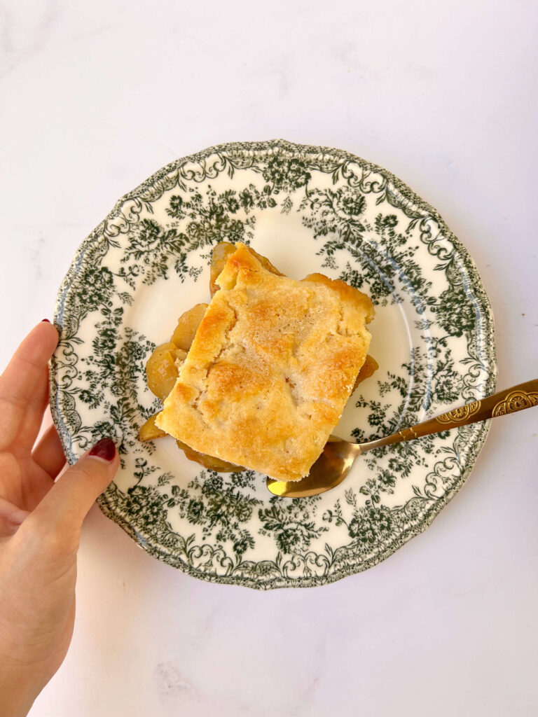Receta de Cobbler de manzana