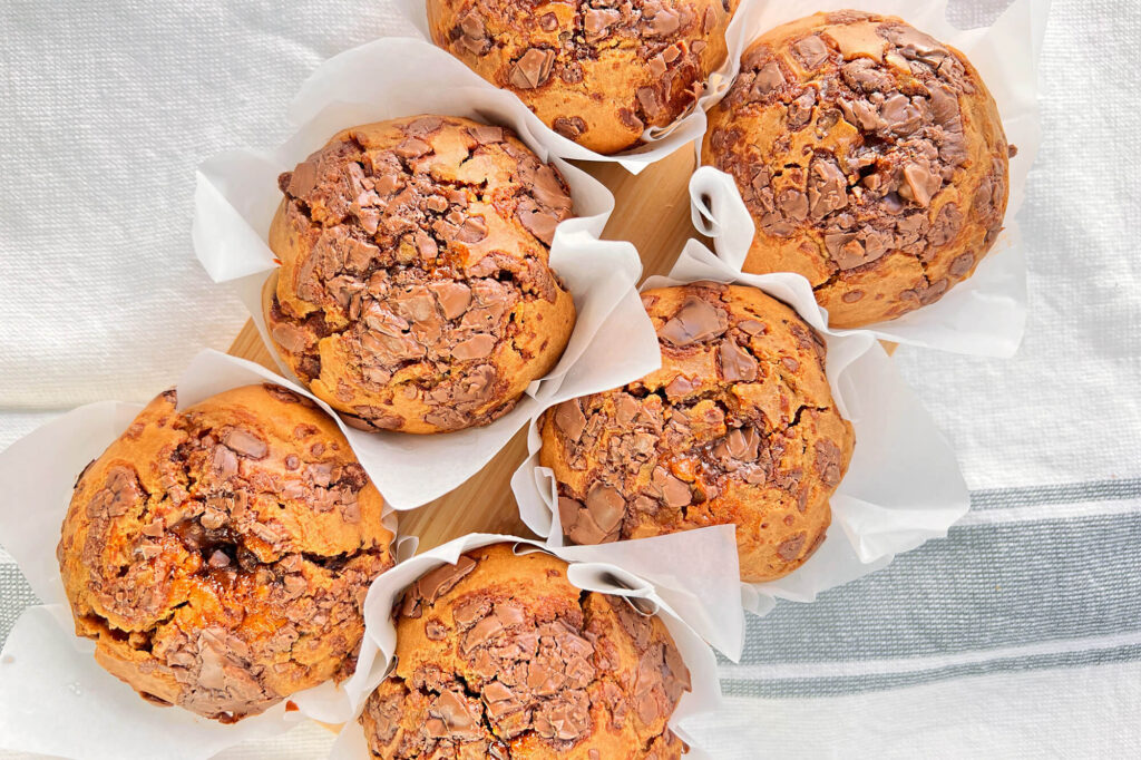 How to make Dulce de leche muffins