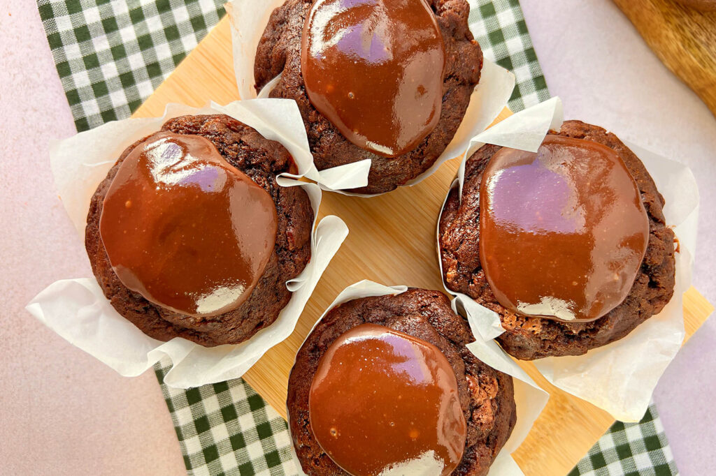Chocolate banana muffins