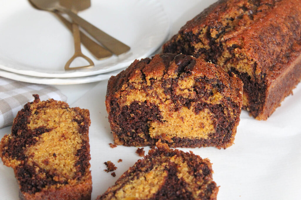 Chocolate marble pumpkin bread recipe