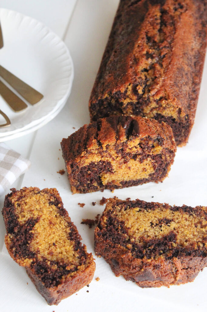The best Chocolate marble pumpkin bread