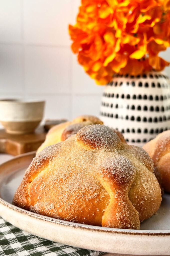 Filled day of the dead bread