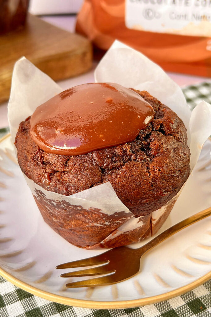 Receta de Muffins de chocolate con plátano