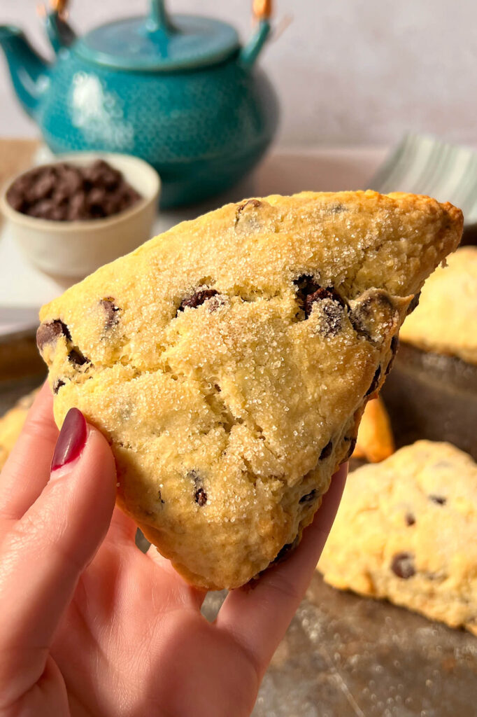 How to make Chocolate chip scones