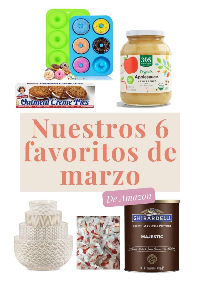 Imagen recopilatoria de nuestros 6 favoritos de marzo de amazon.