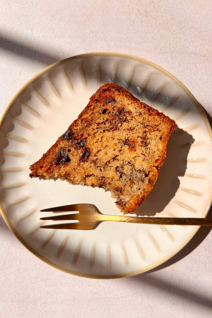Chocolate chip banana bread