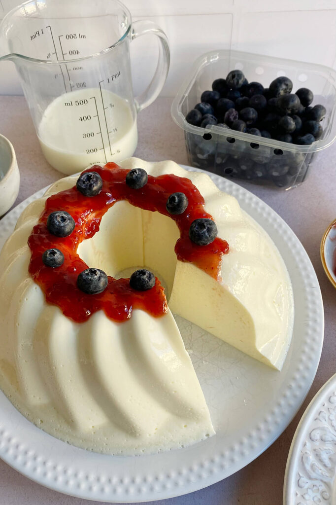 Gelatina de yogurt