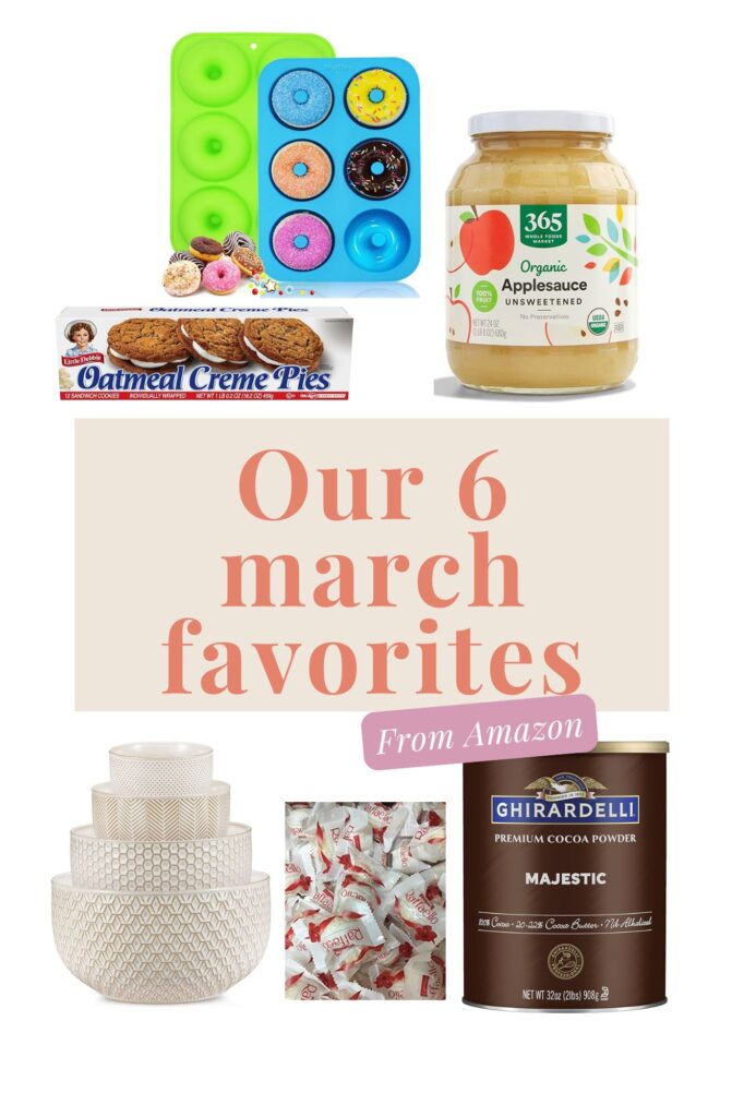 Curated monthly collection banner highlighting our 6 March favorites from Amazon by Horno MX.