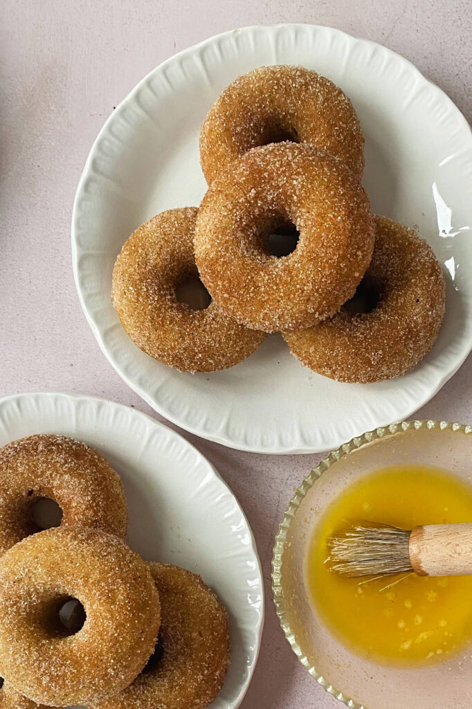 Receta de Donas de canela horneadas