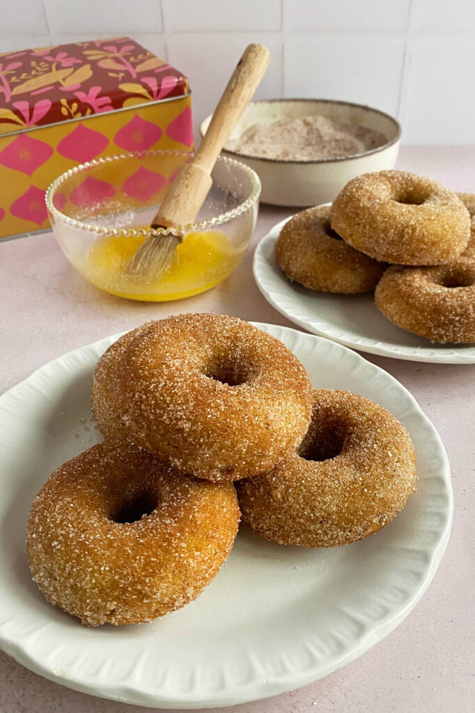 Donas de canela horneadas