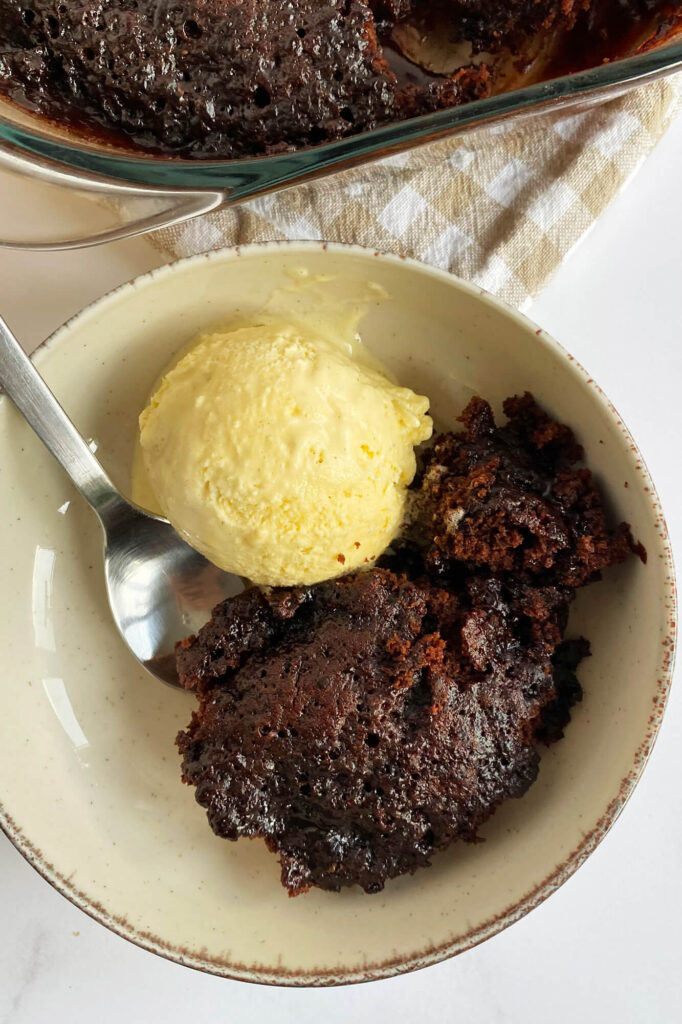 How to make a Microwave chocolate pudding cake