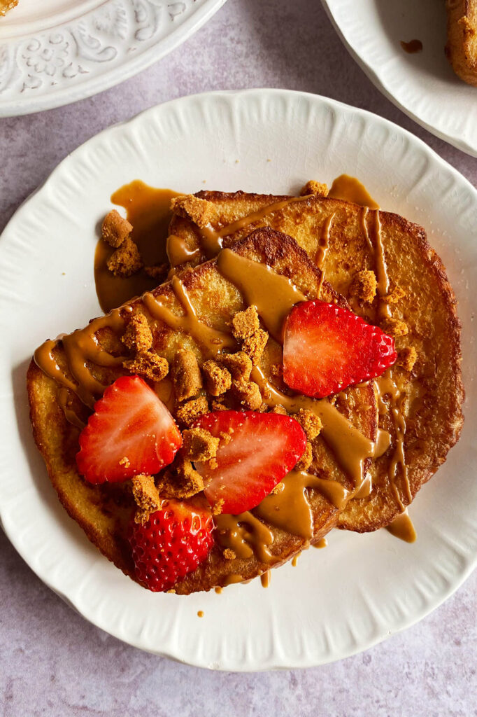 Lotus biscoff french toast