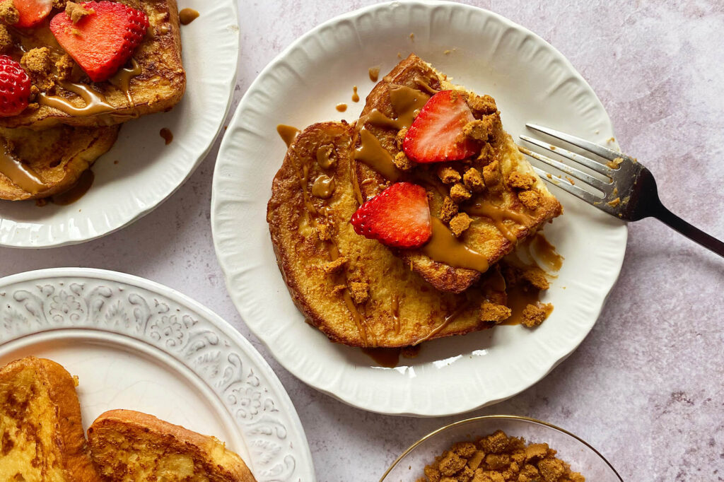 Lotus biscoff french toast