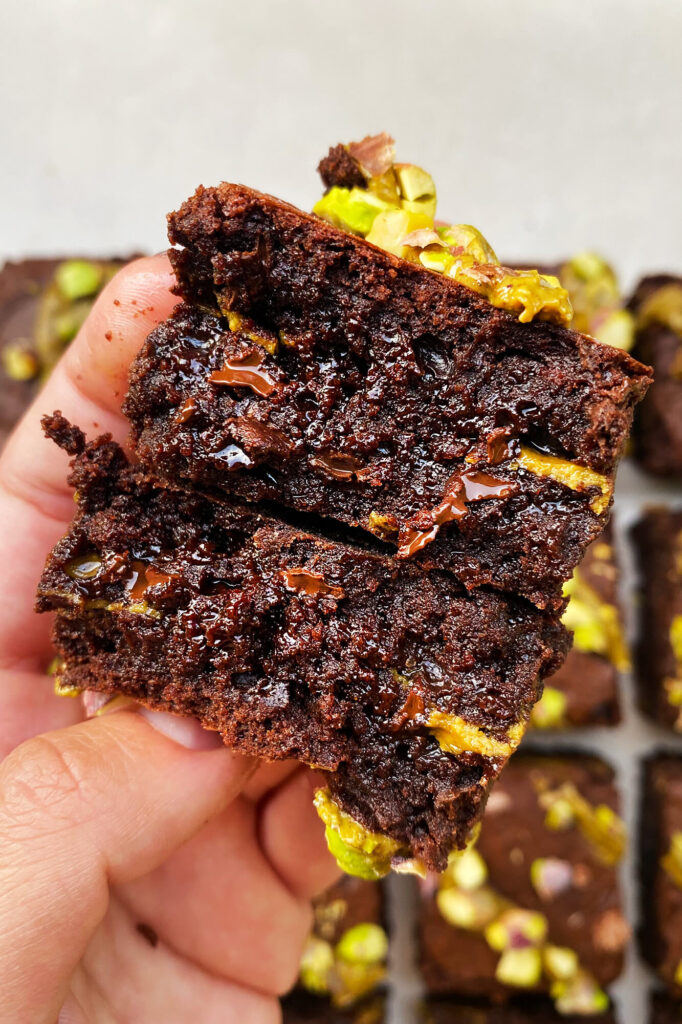 Pistachio brownies recipe