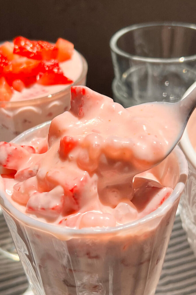 Como hacer Sago de fresa