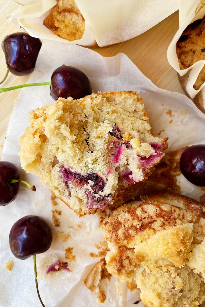 the best Cherry muffins