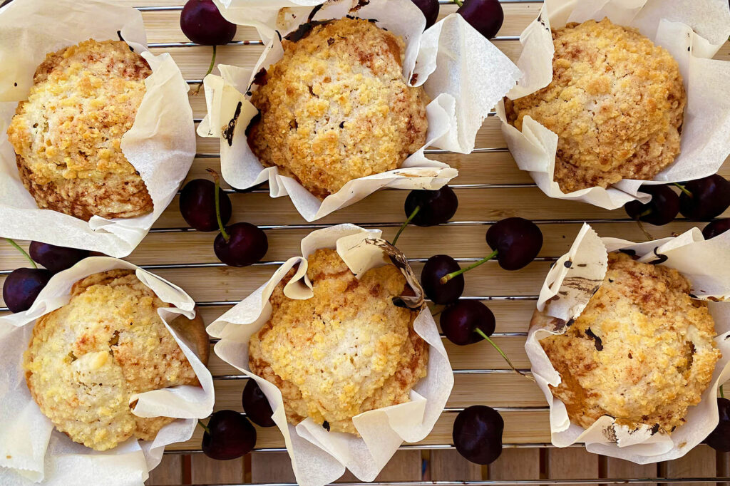 Cherry muffins