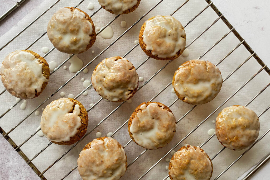 Cómo hacer Galletas de avena glaseadas