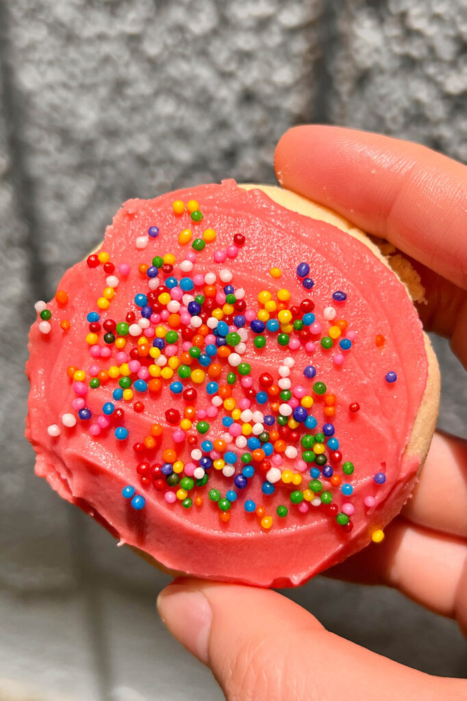 Soft frosted sugar cookies recipe