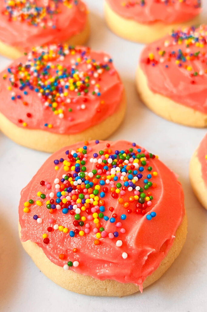 Delicious Soft frosted sugar cookies