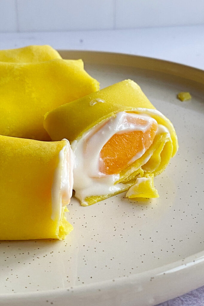 Las mejores Crepas rellenas de durazno