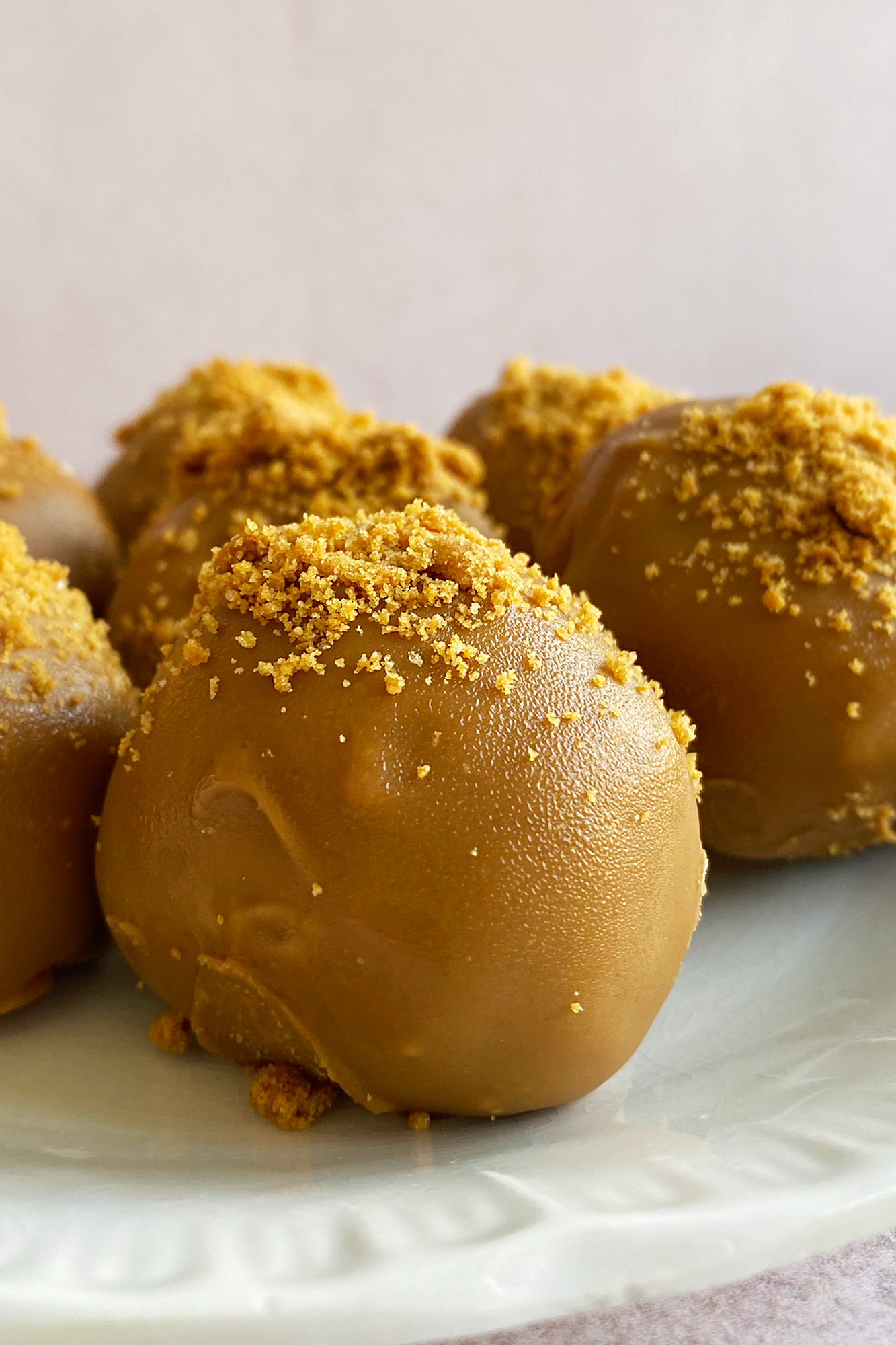 Bites de cheesecake de lotus