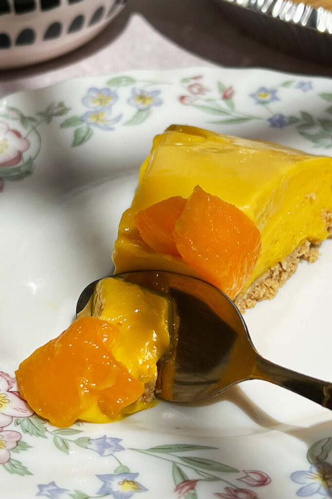 Pay de mango sin horno