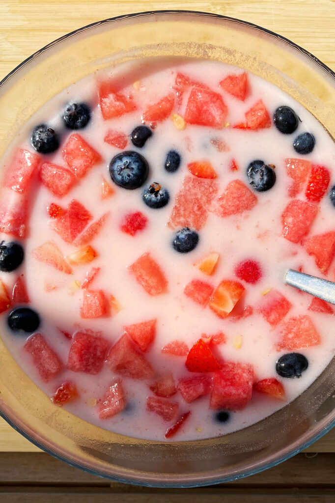 The best Hwachae watermelon korean dessert