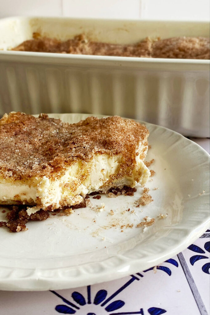 How to make Churro cheesecake bars