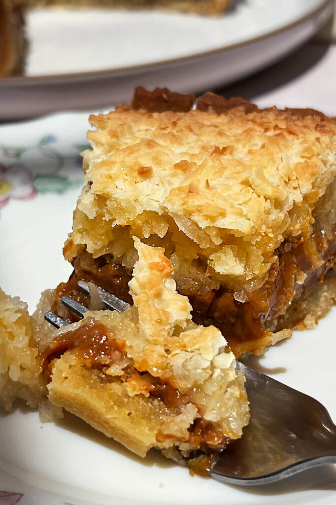 cómo hacer una Tarta de coco y dulce de leche