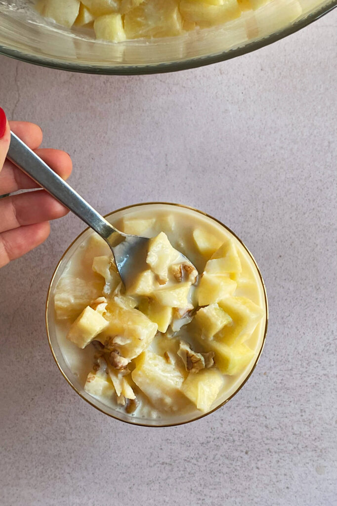The best Mexican christmas apple salad