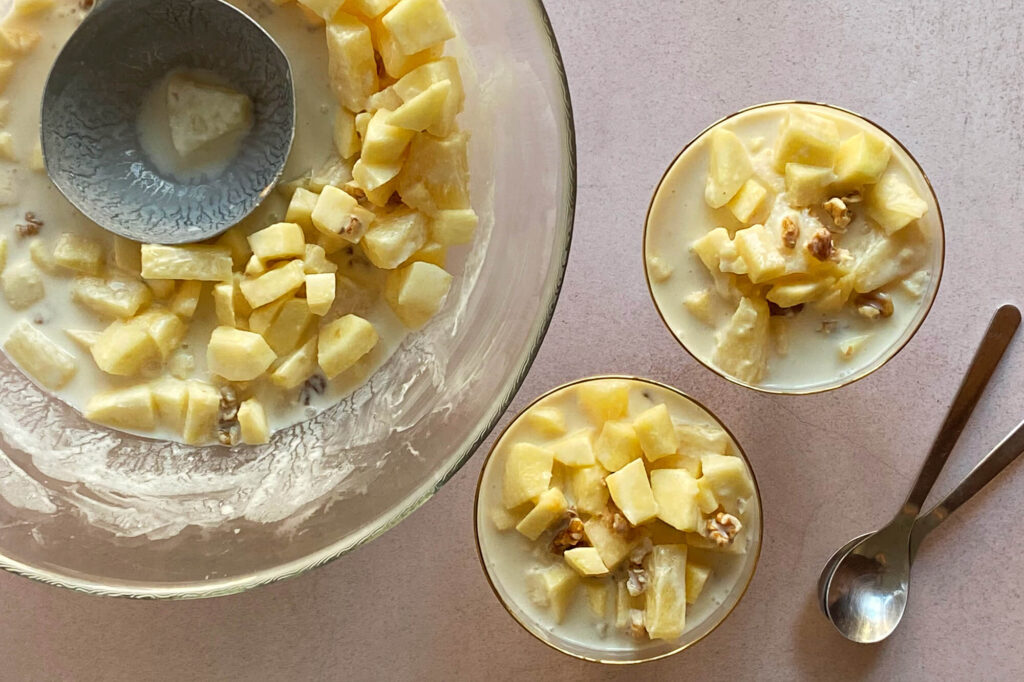Mom's Mexican christmas apple salad
