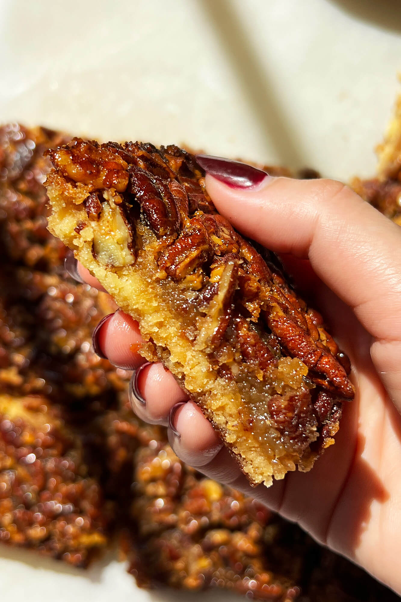 Pecan pie bars