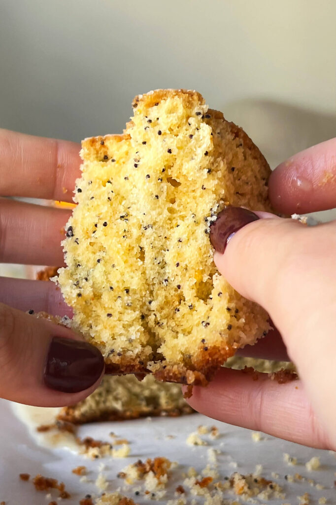 Orange poppy seed pound cake recipe