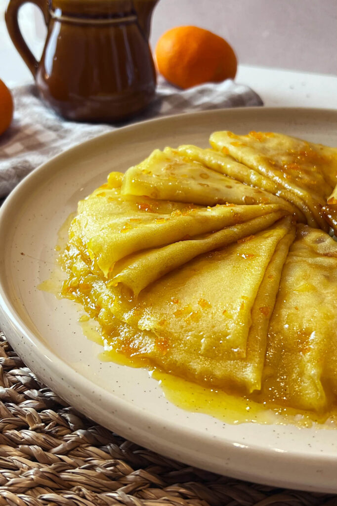 The best Tangerine crepes Suzette