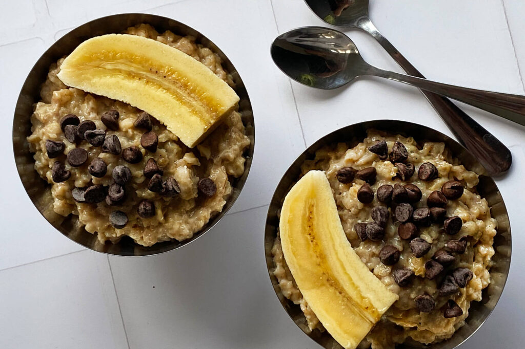 Banana bread oatmeal 