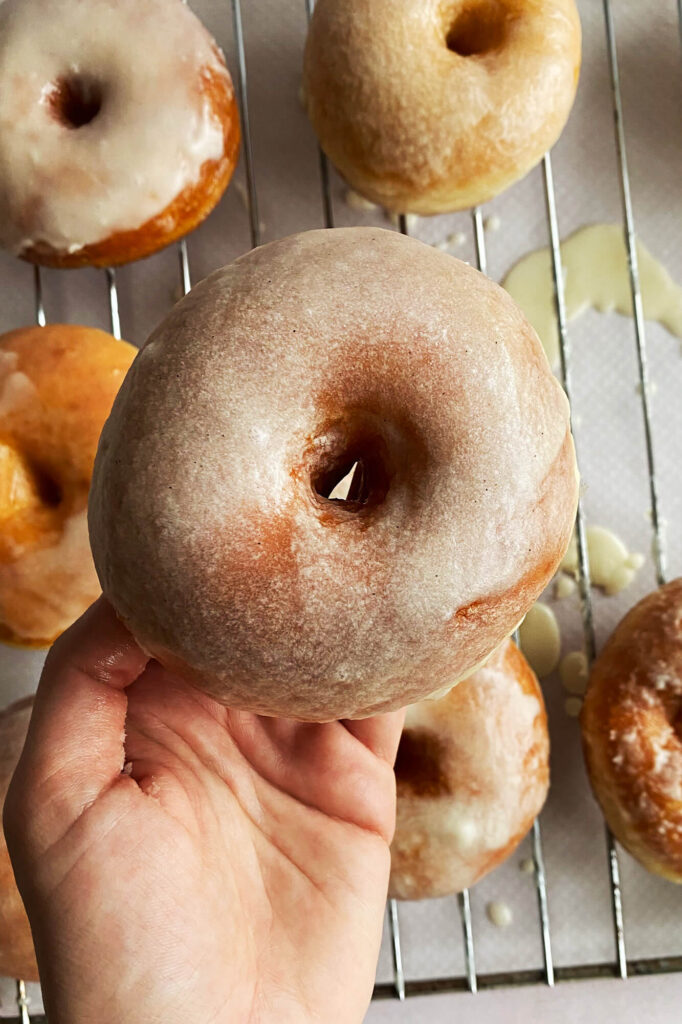 Cómo hacer Donas de vainilla glaseadas