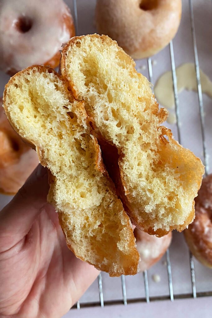 How to make Vanilla bean glazed doughnuts